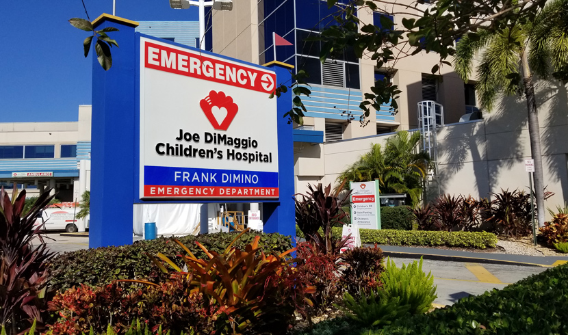Joe DiMaggio Children's HospitalH Emergency Room – Memorial Regional Campus