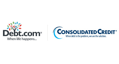 Debt.com and Consolidated Credit Logo