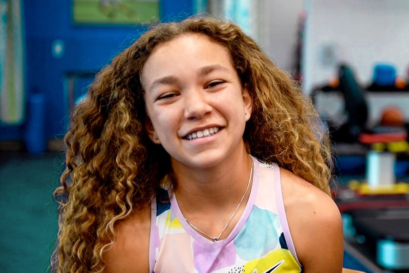 Pediatric Orthopedic Patient Brianna is back on the tennis court