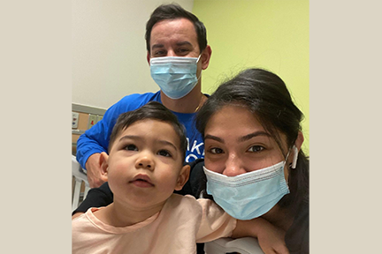 Giovanni with parents