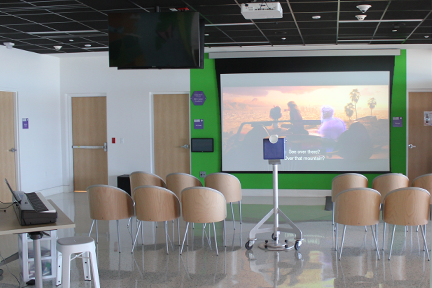 VR space on Joe D's 8th floor